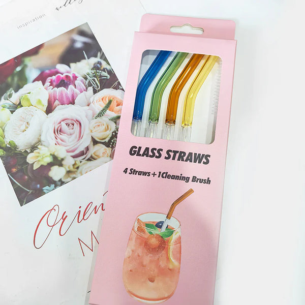 Kexon -🌈 Ensemble de Pailles en Verre